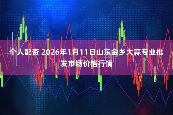 個人配資 2026年1月11日山東金鄉(xiāng)大蒜專業(yè)批發(fā)市場價(jià)格行情